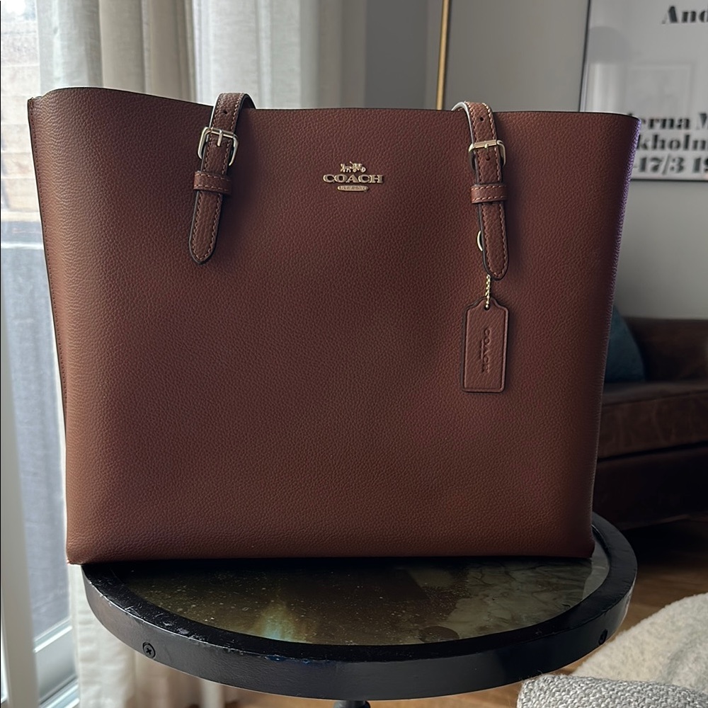 Coach Cognac Tote Bag